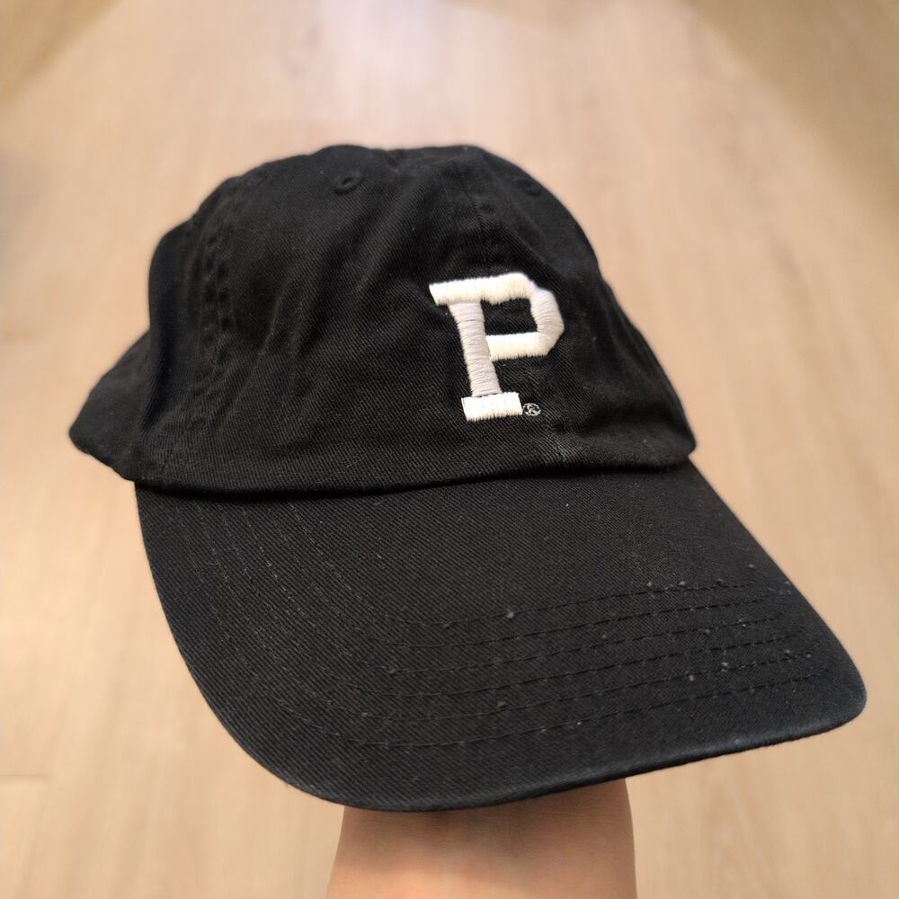 Portland Gear Heritage Dad Hat Adjustable Pittsburgh Pirate Black Faded